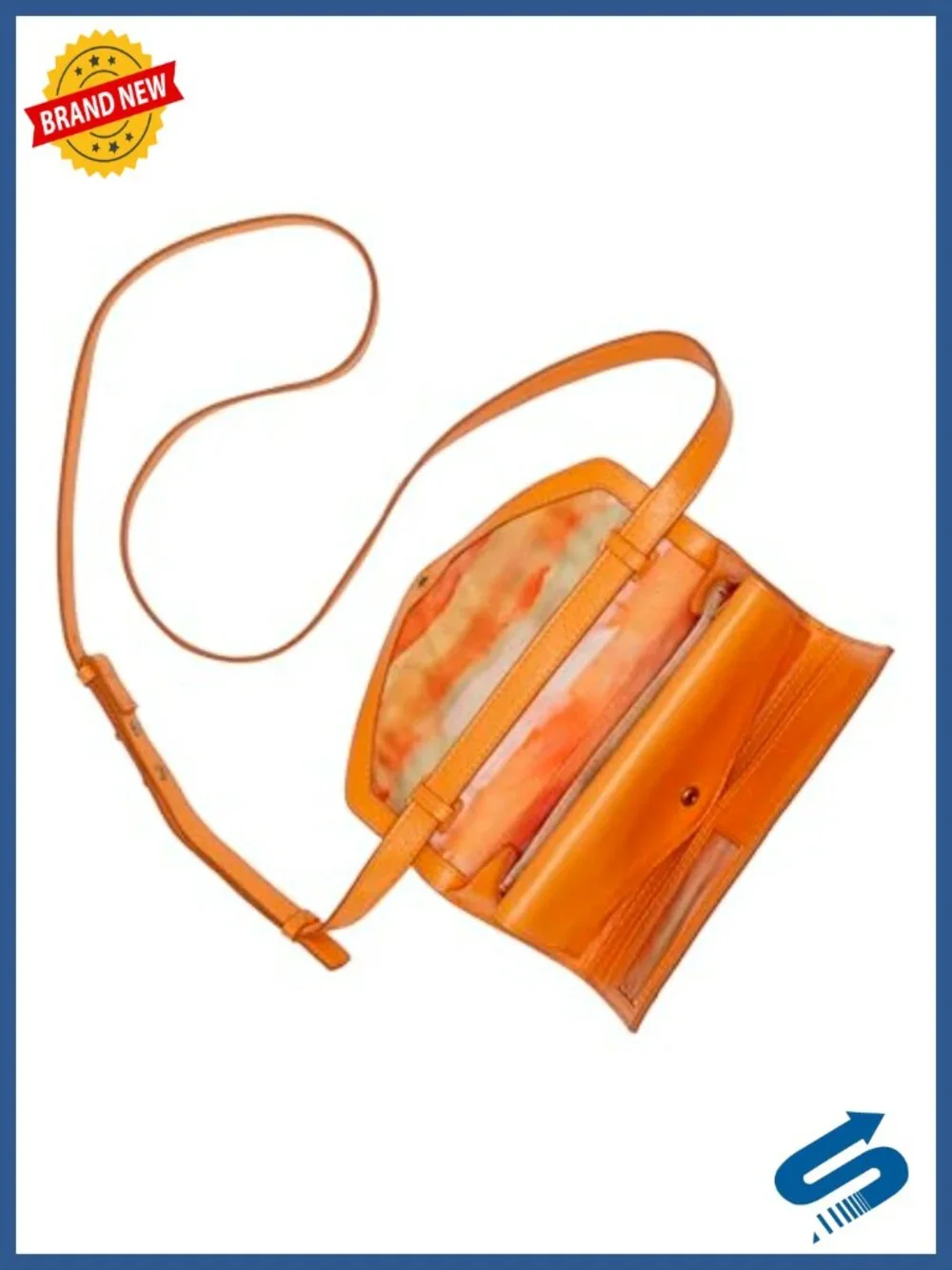 100% Leather Crossbody Satchel Purse with Flap Magnetic Closure
